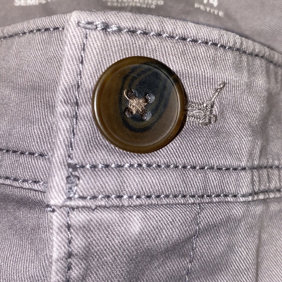 Old Navy Size 14 Petite Boot Cut Gray Denim - Picture 8 of 14